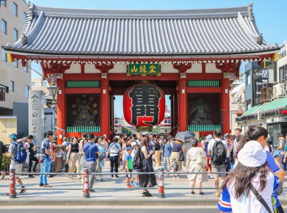 503 Oshiage Sta 3Mins Walk! Wi-Fi & Elevator 4Pax Daire Tokyo Dış mekan fotoğraf