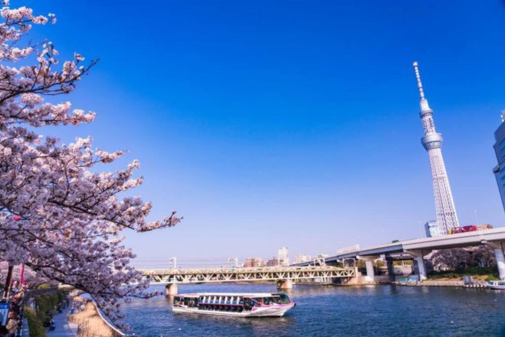 503 Oshiage Sta 3Mins Walk! Wi-Fi & Elevator 4Pax Daire Tokyo Dış mekan fotoğraf