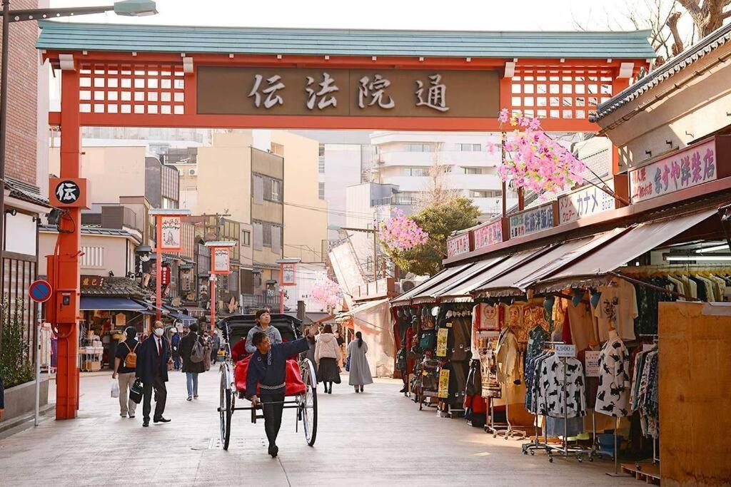 503 Oshiage Sta 3Mins Walk! Wi-Fi & Elevator 4Pax Daire Tokyo Dış mekan fotoğraf