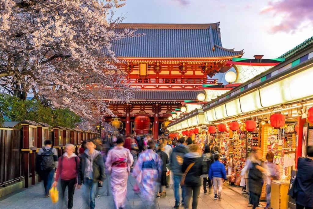 503 Oshiage Sta 3Mins Walk! Wi-Fi & Elevator 4Pax Daire Tokyo Dış mekan fotoğraf